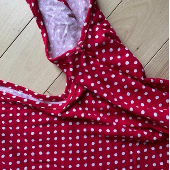 Charming vintage-inspired red polka dot dress by Nass Woman - Picture 5 of 8